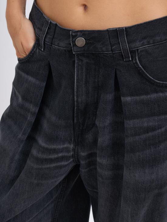 25FW 하이쿠레 데님 팬츠 MHEW03340DF173L0854 Black - HAIKURE