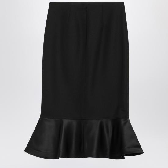 25FW 펜디 미디 스커트 FQ7687AJYF Black - FENDI