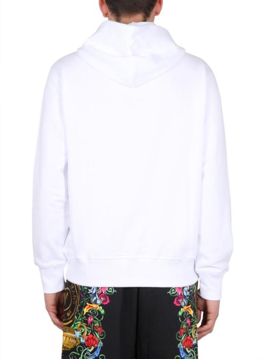  베르사체 후드 티셔츠 74GAIF01 CF01FG03 White - VERSACE