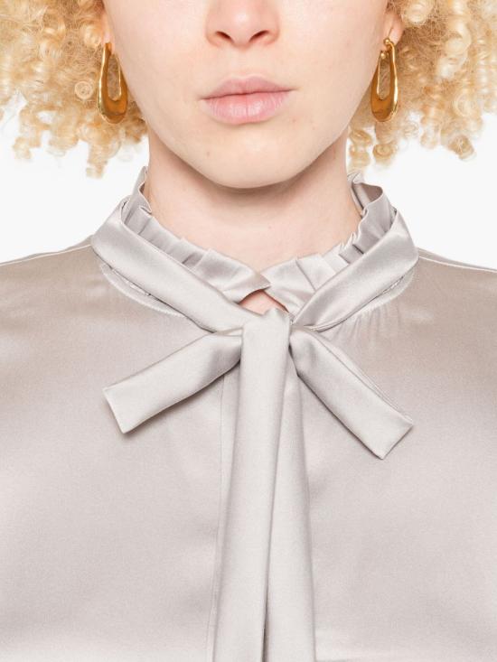 25FW 막스마라 스튜디오 셔츠 2526116022600 090080 Grey - MAX MARA STUDIO