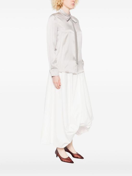 25FW 막스마라 스튜디오 셔츠 2526116022600 090080 Grey - MAX MARA STUDIO