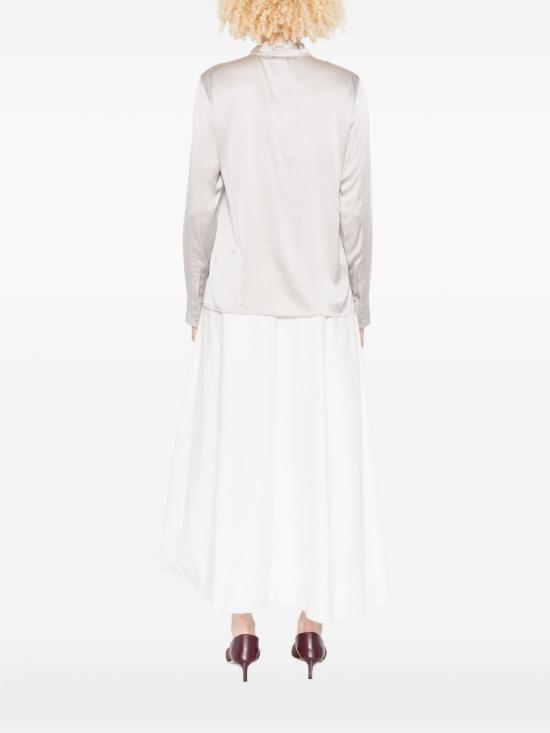 25FW 막스마라 스튜디오 셔츠 2526116022600 090080 Grey - MAX MARA STUDIO