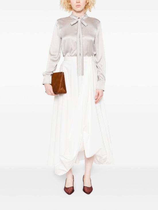 25FW 막스마라 스튜디오 셔츠 2526116022600 090080 Grey - MAX MARA STUDIO