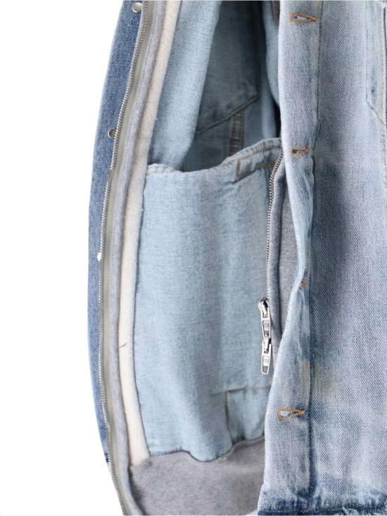 25FW 발렌시아가 데님 자켓 824304 TSW824200 Clear Blue - BALENCIAGA