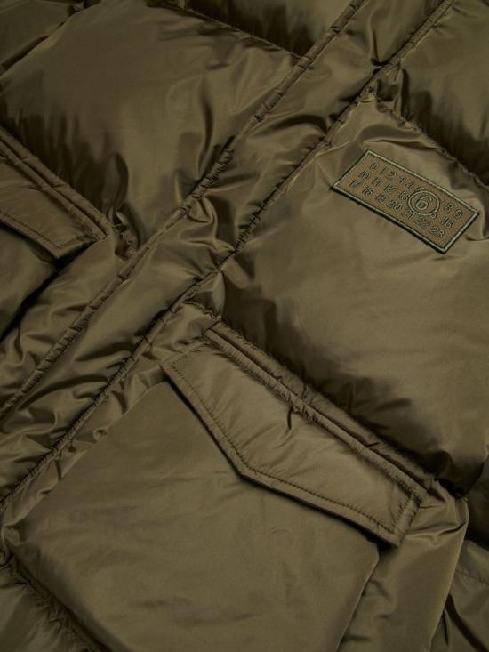 25FW [키즈] MM6 메종마르지엘라 패딩 M60824MM001 M6514 Green - MM6 MAISON MARGIELA