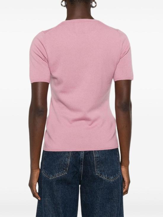 25FW 얼루드 반팔 티셔츠 25511105 61 Pink - ALLUDE