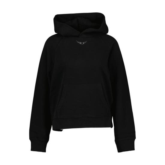 25FW 자딕앤볼테르 후드 티셔츠 JWSS00600 001 Black