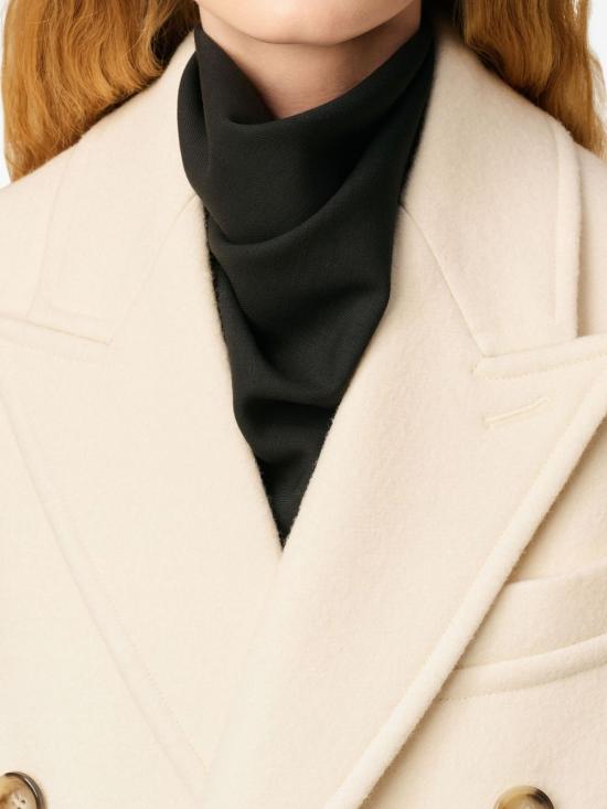 25FW 아미 코트 FCO458 WV0078185 Ivory - AMI