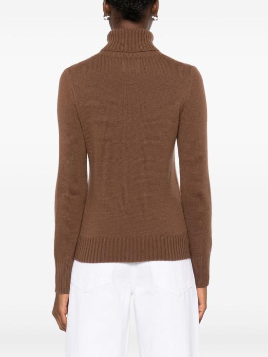 25FW 얼루드 터틀넥 25511232 45 Brown - ALLUDE