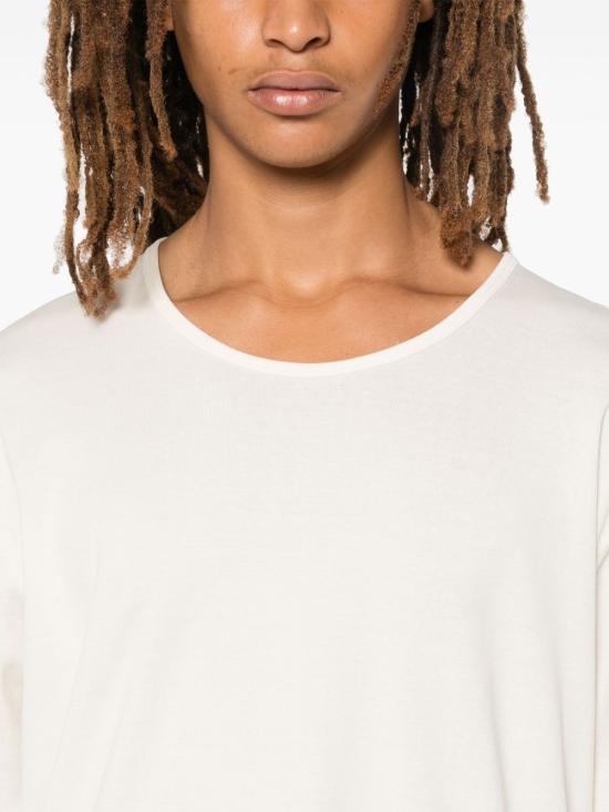 25FW 르메르 반팔 티셔츠 TO1109 LJ1016WH048 White - LEMAIRE