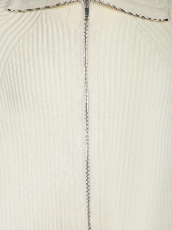 26FW 인코텍스 집업 니트 810245 ZN244 Z3623 White - INCOTEX