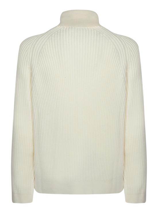 26FW 인코텍스 집업 니트 810245 ZN244 Z3623 White - INCOTEX