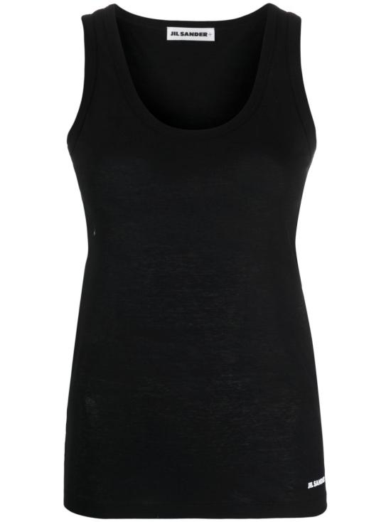 25SS 질샌더 민소매 티셔츠 J40NL0105 J45031001 Black