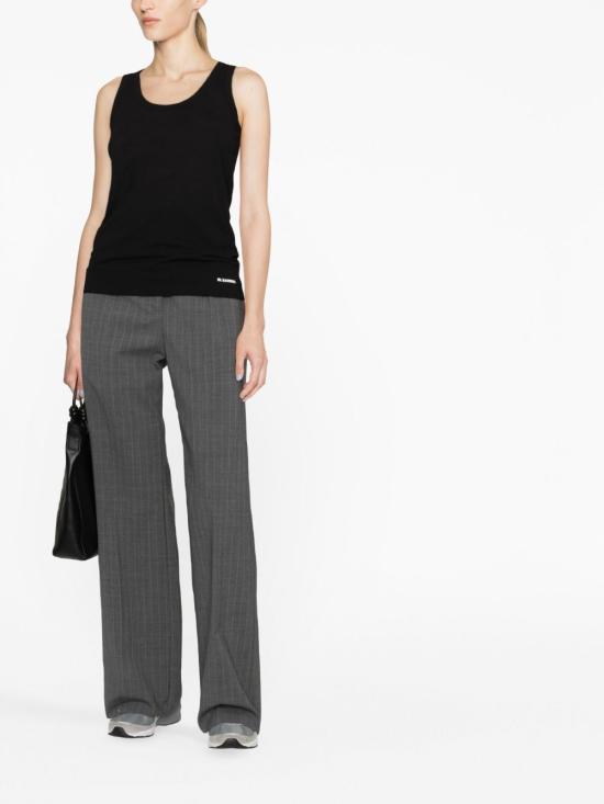 25SS 질샌더 민소매 티셔츠 J40NL0105 J45031001 Black - JIL SANDER