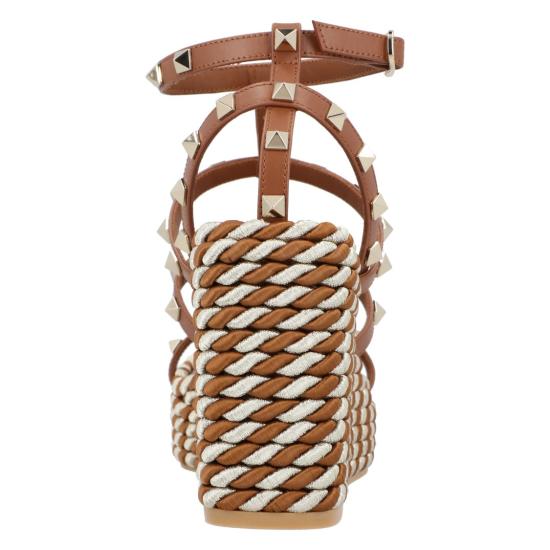 25SS 발렌티노 가라바니 샌들 5W2S0F95EMPN58 Brown - VALENTINO GARAVANI