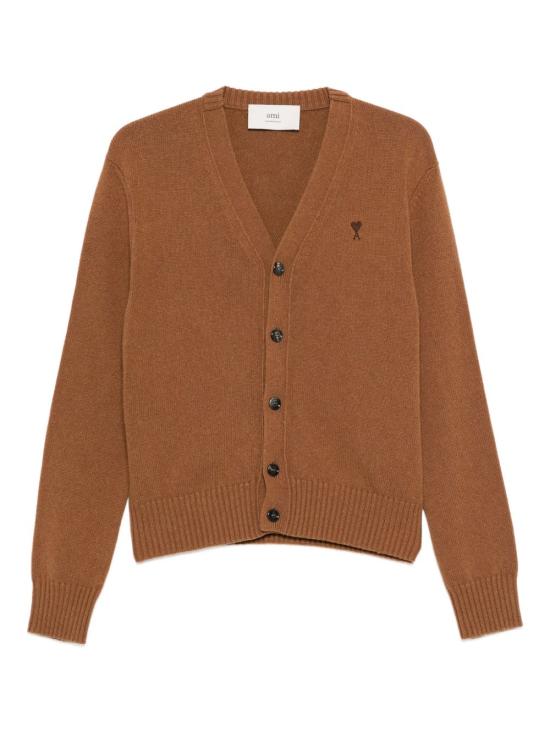 25FW 아미 가디건 HKC363005 216 Brown