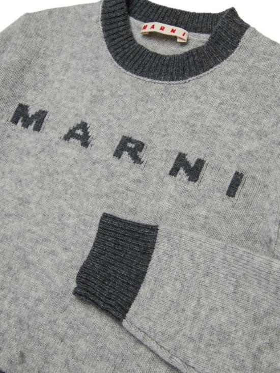 25FW [키즈] 마르니 니트/스웻셔츠 M00993M00ML 0M923 Grey - MARNI