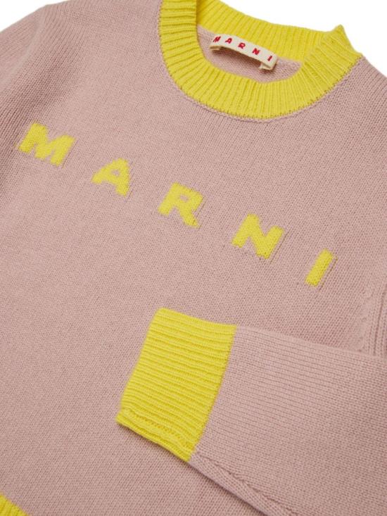 25FW [키즈] 마르니 니트/스웻셔츠 M00993M00ML 0M350 Pink - MARNI