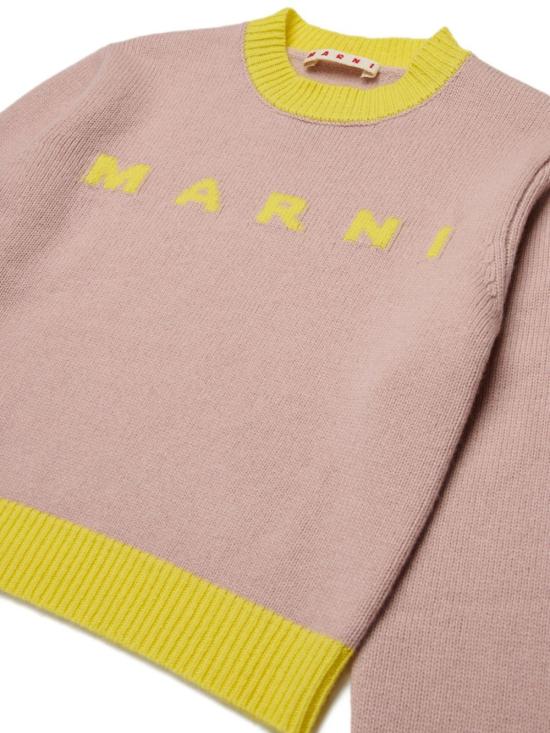 25FW [키즈] 마르니 니트/스웻셔츠 M00993M00ML 0M350 Pink - MARNI