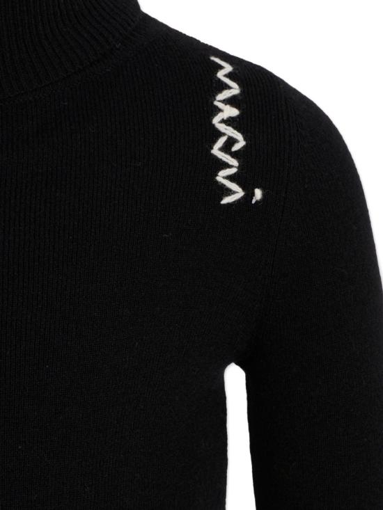 25FW [키즈] 마르니 니트/스웻셔츠 M01497M00W9 0M900 Black - MARNI