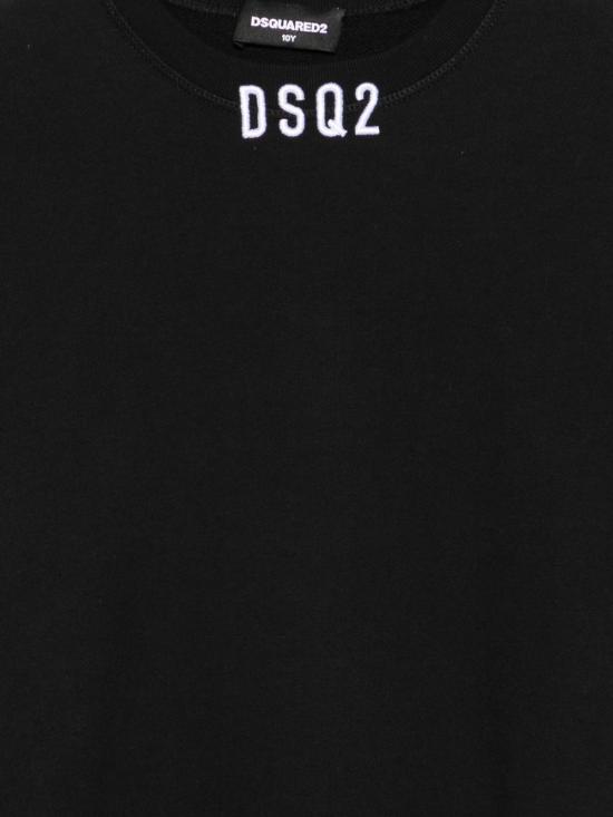 25FW [키즈] 디스퀘어드2 니트/스웻셔츠 DQ3017D0AEY DQ900 Black - DSQUARED2