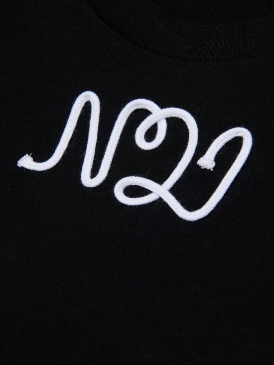 25FW [키즈] 누메로벤투노 티셔츠 N2105JN0153 0N900 Black - N°21