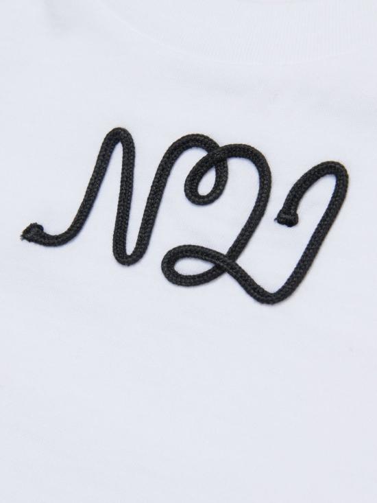 25FW [키즈] 누메로벤투노 티셔츠 N2105JN0153 0N100 White - N°21