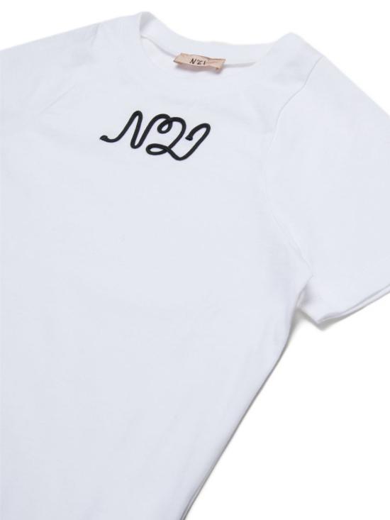 25FW [키즈] 누메로벤투노 티셔츠 N2105JN0153 0N100 White - N°21
