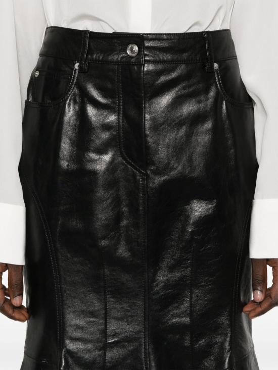 25SS 스포트막스 미디 스커트 2512401011600 PAPIRO002 Black - SPORTMAX