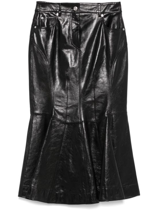 25SS 스포트막스 미디 스커트 2512401011600 PAPIRO002 Black