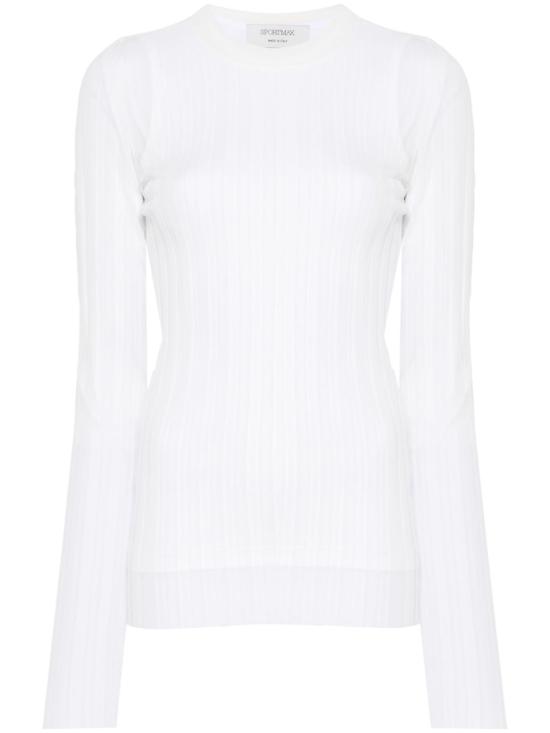 25SS 스포트막스 스웨터 2512381033600 ACINO1234001 White