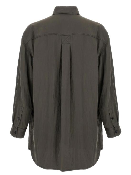 25SS 르메르 셔츠 OV1014 LF1388BR482 Marrone scuro - LEMAIRE