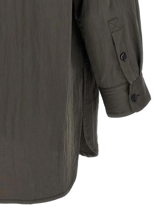 25SS 르메르 셔츠 OV1014 LF1388BR482 Marrone scuro - LEMAIRE