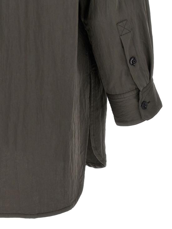 25SS 르메르 셔츠 OV1014 LF1388BR482 Marrone scuro - LEMAIRE