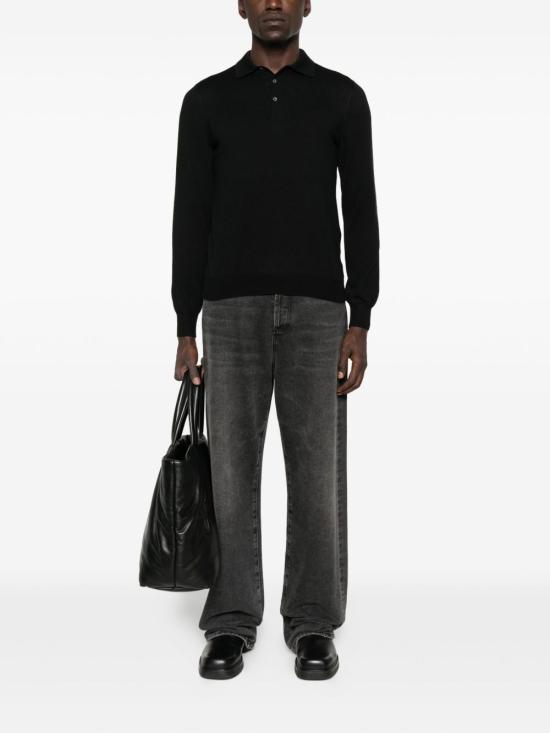 25FW 딸리아토레 폴로 티셔츠 PALMER GSI2501099 Black - TAGLIATORE