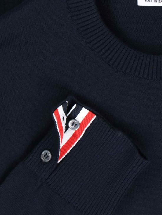  톰브라운 코튼 4바 풀오버 MKA543A Y3043415 Blue - THOM BROWNE