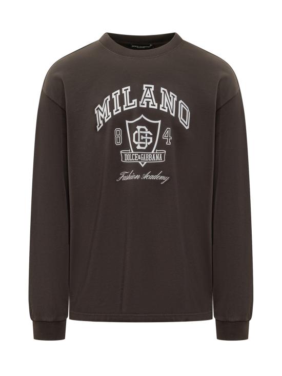 25FW 돌체앤가바나 반팔 티셔츠 G8SY0TG7PLR M1348 MARRONE SCURO