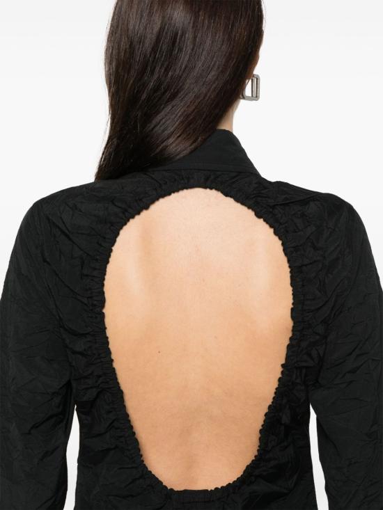 25SS 막스마라 미디 원피스 2511221253600 ROVIGO003 Black - MAX MARA