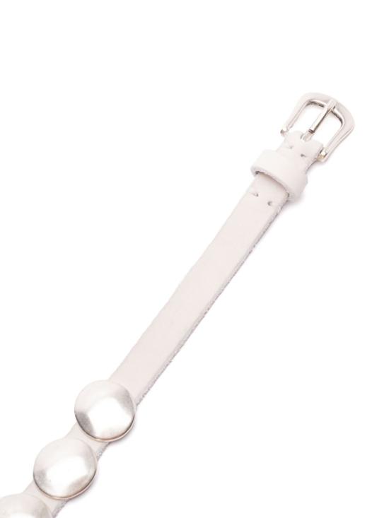 25SS 골든구스 벨트 GWA00408 A00013710118 White - GOLDEN GOOSE