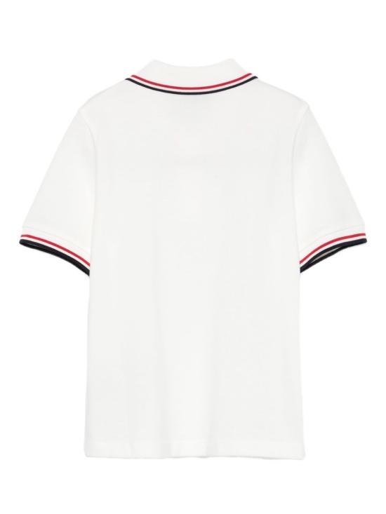 25FW [키즈] 몽클레어 폴로 셔츠 8A00003 89ALK034 White - MONCLER