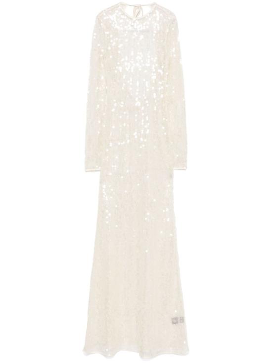 25SS 데이비드 코마 미디 원피스 RE25DK57DL CREAM White