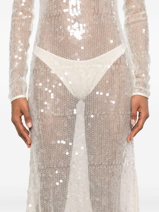 25SS 데이비드 코마 미디 원피스 RE25DK57DL CREAM White - DAVID KOMA