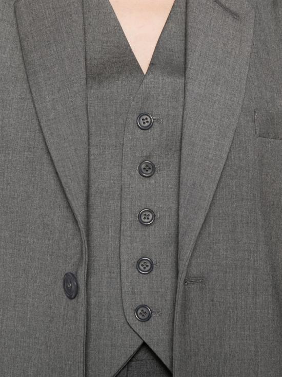 25SS 더프랭키샵 민소매 티셔츠 VEFS09179 TVEGEL134 Grey - THE FRANKIE SHOP