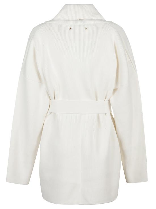 25FW 골든구스 플로럴 자수 코튼 가디건 GWP01409 P00217310715 White - GOLDEN GOOSE