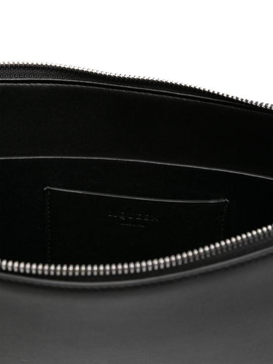 25FW 알렉산더 맥퀸 클러치/파우치 836148 1AAU61080 Black - ALEXANDER MCQUEEN