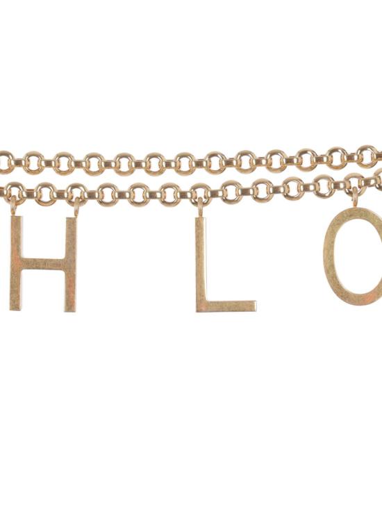 25FW 끌로에 벨트 CH25ABJ41CB7 9DC Golden - CHLOE