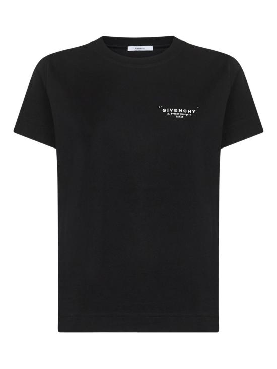 25FW 지방시 반팔 티셔츠 BW70FJP75N 001 BLACK