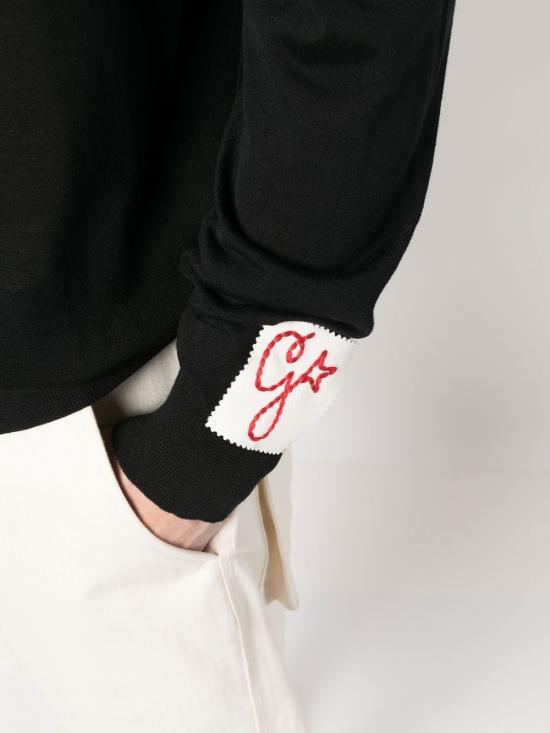 25FW 골든구스 스웨터 GMP01353 P00104190100 Black - GOLDEN GOOSE