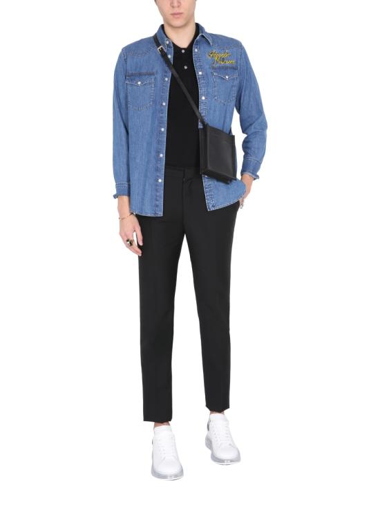  알렉산더 맥퀸 긴팔 셔츠 687568 QSY654001 BLUE - ALEXANDER MCQUEEN