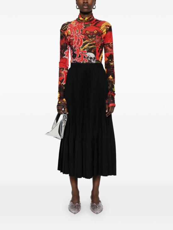 25SS 와타나베 준야 미디 스커트 JOS015051 1BLACKXBLACK Black - JUNYA WATANABE